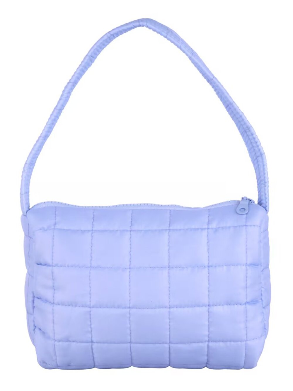 NWT - Light Blue Quilted Mini Tote / Duffle Bag